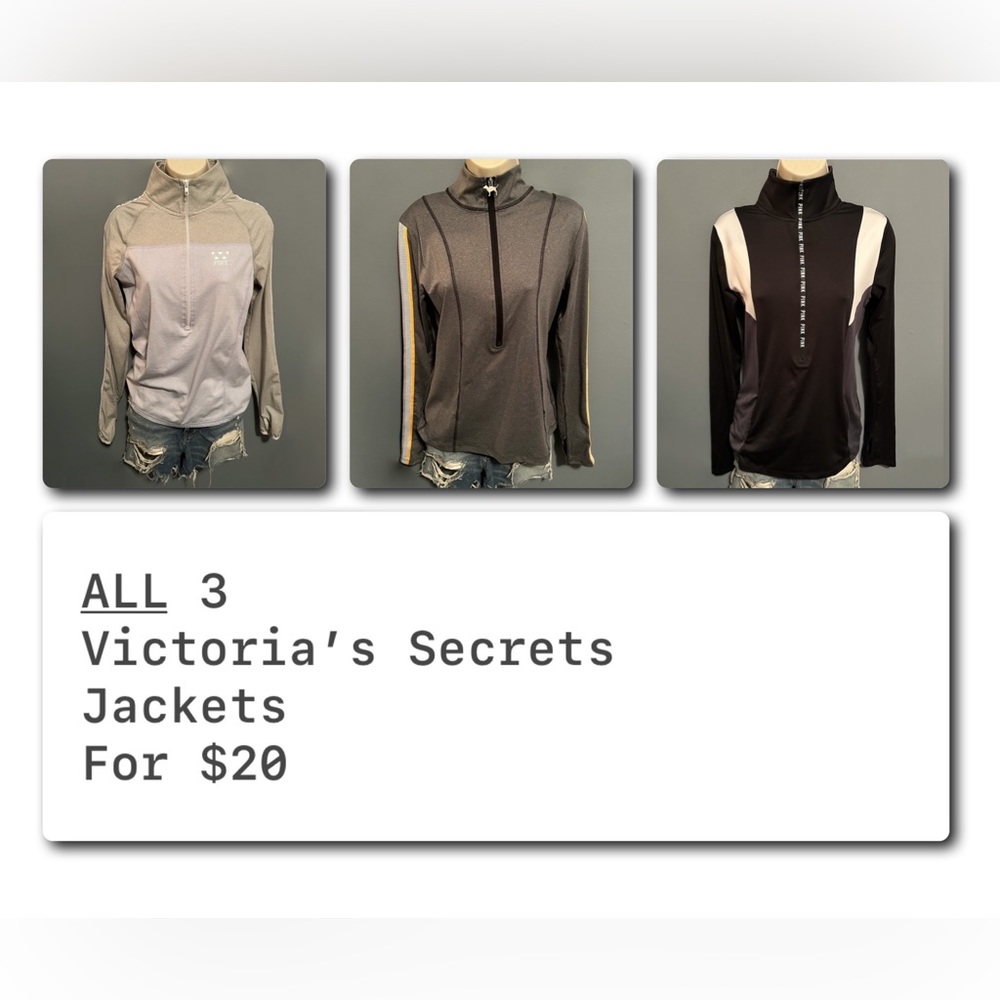 3 Jackets for $20